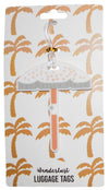 Assorted Silicone Luggage Tags - Blush & Cactus