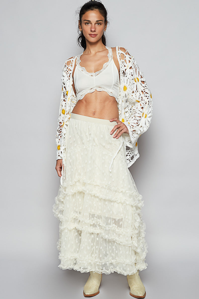POL Crochet Boho Dreams Cardigan