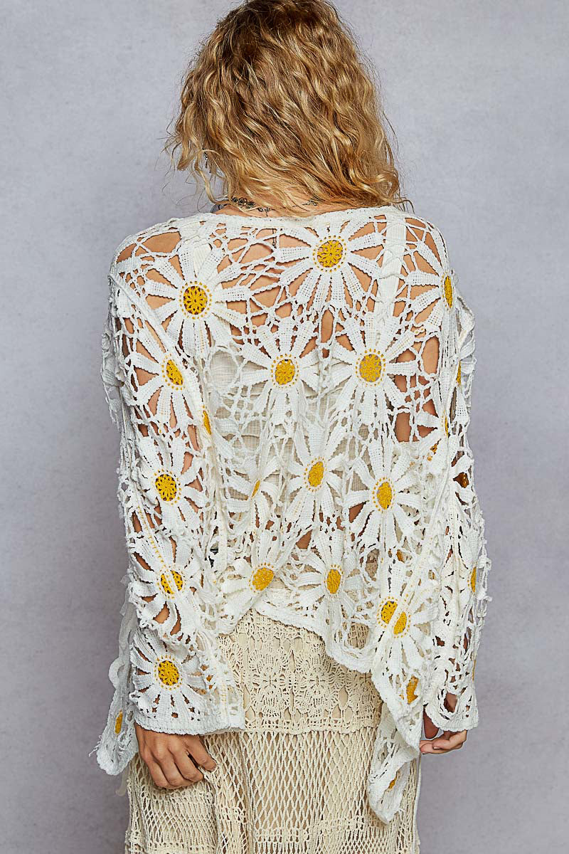 POL Crochet Boho Dreams Cardigan