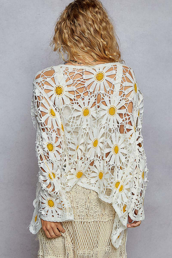 POL Crochet Boho Dreams Cardigan