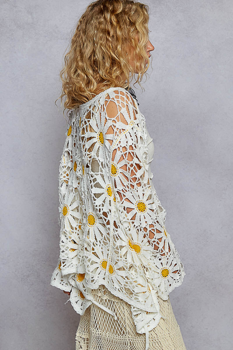 POL Crochet Boho Dreams Cardigan