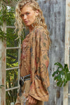 POL Designed in V-neck long sleeve regular fit sweater cardigan
