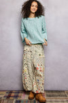 Seafoam Daydream Sweater - Blush & Cactus