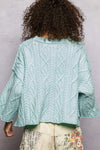 Seafoam Daydream Sweater - Blush & Cactus