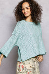 Seafoam Daydream Sweater - Blush & Cactus