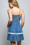 POL V - neck sleeveless flared midi dress - Blush & Cactus