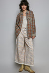 POL Lightweight plaid shirt - relaxed fit