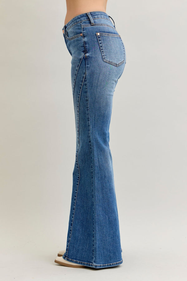 Judy Blue MR Jaqueline New Flare Double Angular Seam