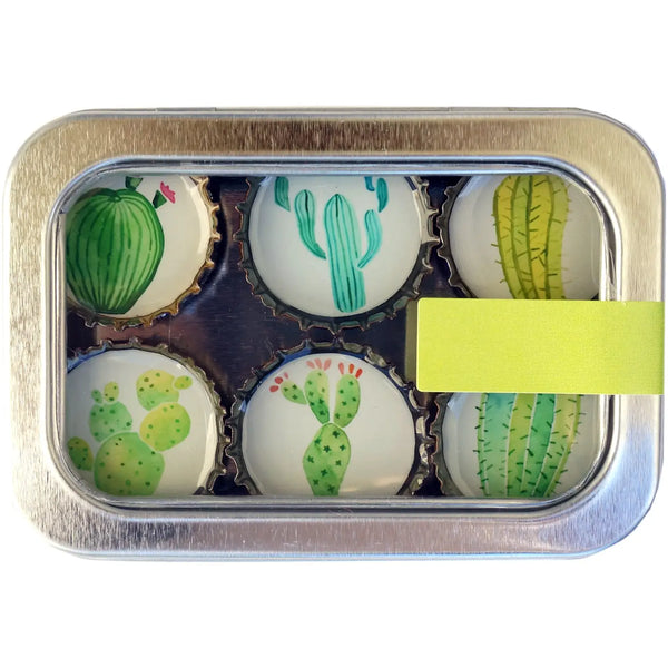 Cactus Magnets - Spring Decor, Handmade & Eco - Friendly - Blush & Cactus