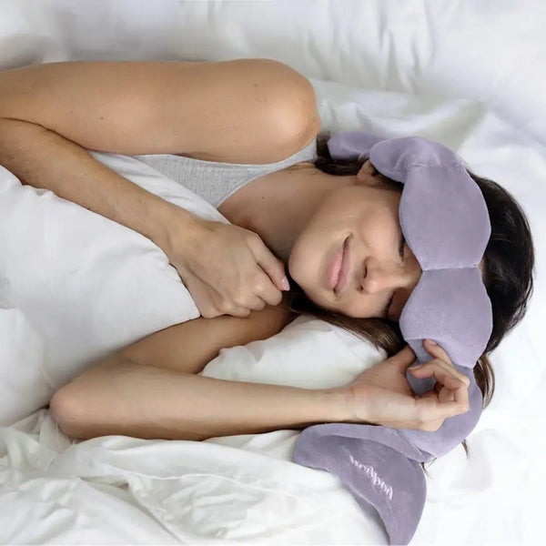 Wisteria Weighted Sleep Mask - Eye Mask - Blush & Cactus