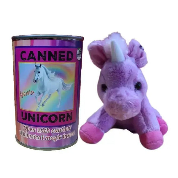 Sparkles the Canned Rainbow Unicorn Eco - Friendly Recycled - Blush & Cactus