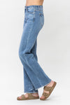 SALE Judy Blue Mid Rise Vintage Wash Wide Leg - Curvy Size