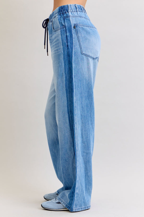 Judy Blue HW Wilhemina Elastic WB & Side Panel