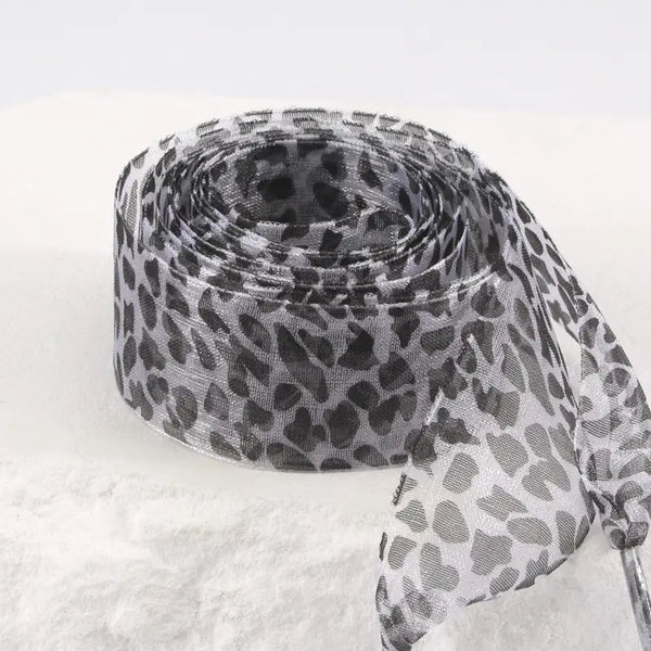 Animal Satin Organza Pair Shoe Laces