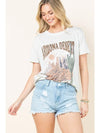 Arizona Desert Graphic Short Sleeve T-Shirt - Blush & Cactus