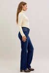 Judy Blue MR Straight Jeans (S - R - L INSEAM) - Blush & Cactus