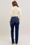 Judy Blue MR Straight Jeans (S - R - L INSEAM) - Blush & Cactus