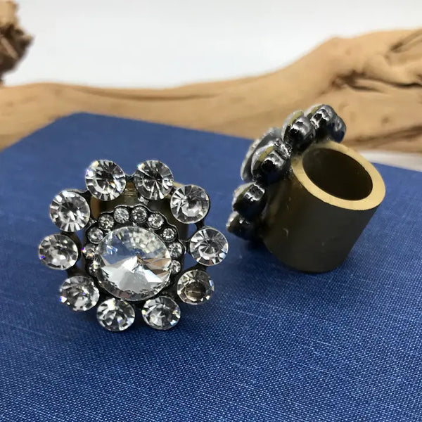 Crystal Button Slide