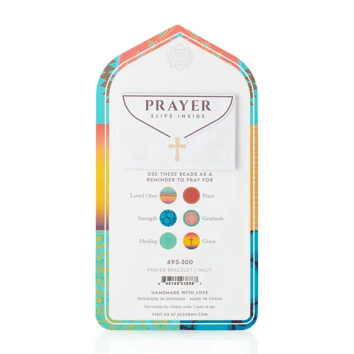 Multi Prayer Bracelet - Blush & Cactus