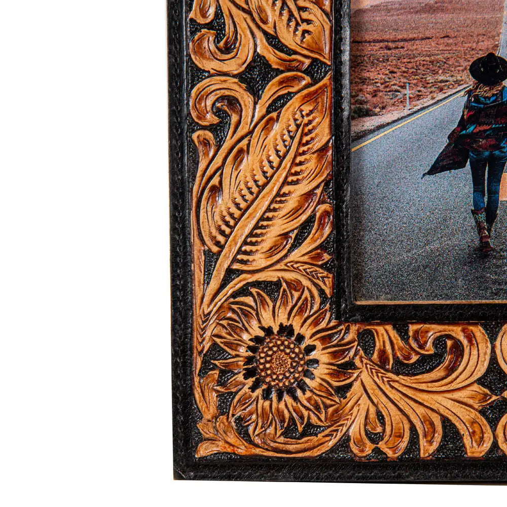 Myra Wyburn Canyon Hand-Tooled Photo Frame