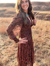 Western Dreams Dress - Blush & Cactus