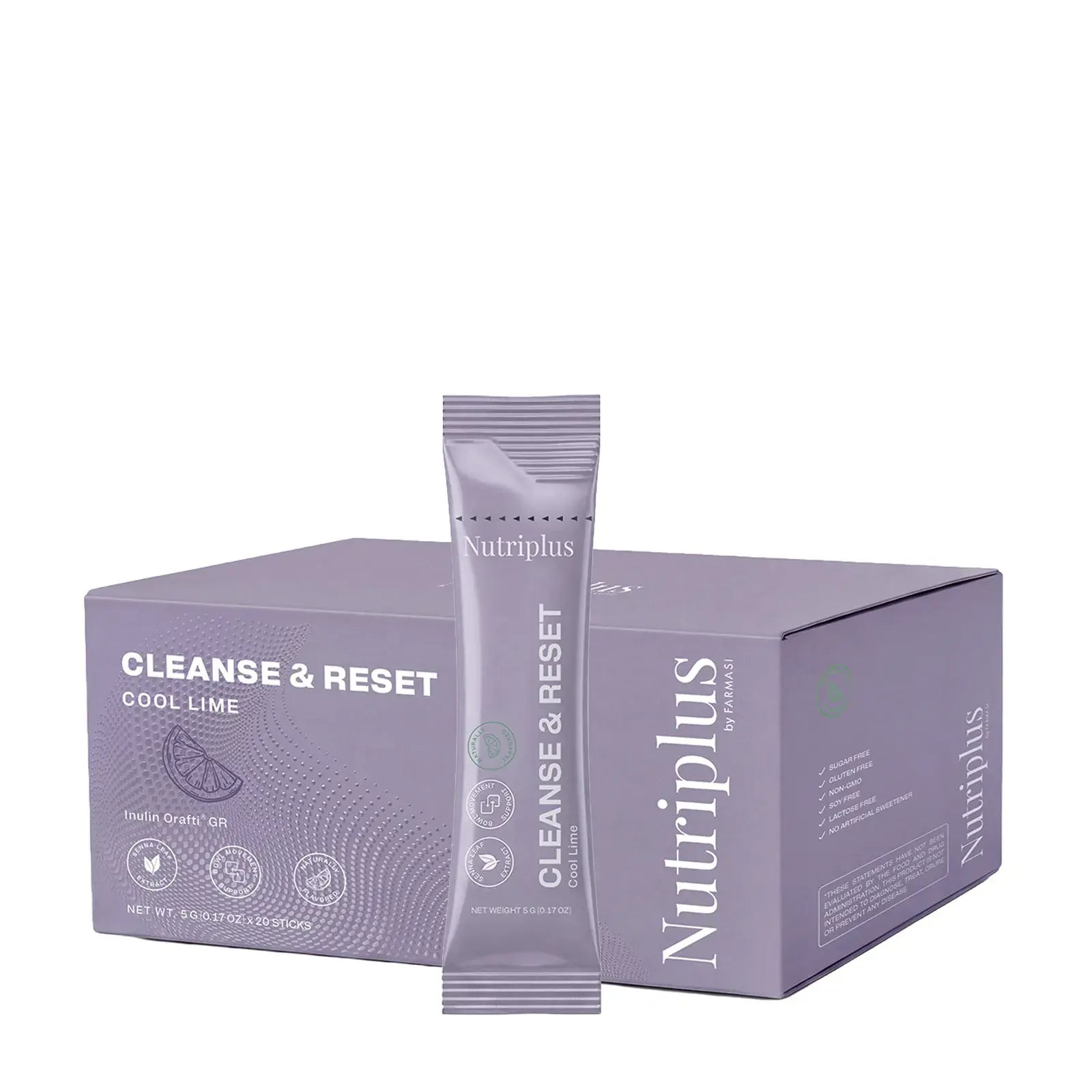 Farmasi Nutriplus Cleanse & Reset Cool Lime - Blush & Cactus
