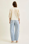 Judy Blue High Waist Marlow Arc Leg Jeans - Blush & Cactus