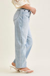 Judy Blue High Waist Marlow Arc Leg Jeans - Blush & Cactus