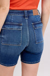 Judy Blue High Waist Bermudas w/Back Flap Pockets