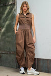 eesome Mineral Washed Zipper Front Jumpsuit ✨