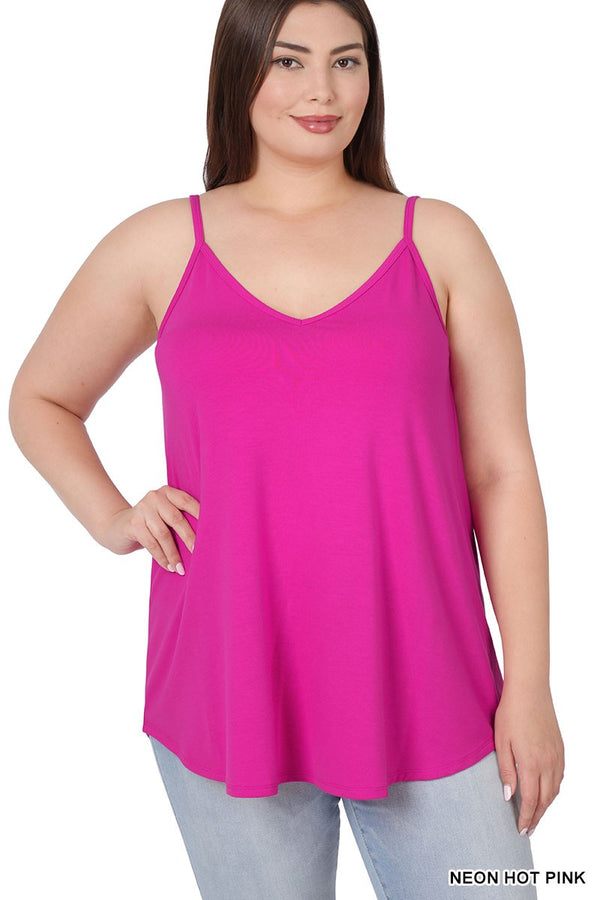 SALE Front and Back Reversible Spaghetti Cami 8 colors