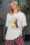 eesome Soft Washed Weenies Graphic Top - Blush & Cactus