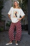 eesome Soft Washed Weenies Graphic Top - Blush & Cactus
