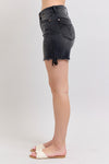Judy Blue Long Cut Off 2 Button Dad Shorts