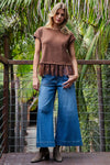 Brown Sugar Lace Top
