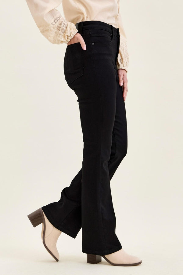 Judy Blue HW Petite T.C. Bootcut Jean - Blush & Cactus