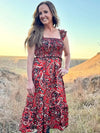 Canyon Paisley Dress - Blush & Cactus