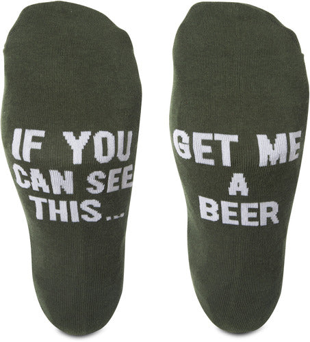 A Beer - Mens Cotton Blend Sock