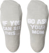 Ask Mom - Mens Cotton Blend Sock