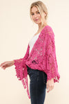 Lace Tie Front Wrap Style Summer Top