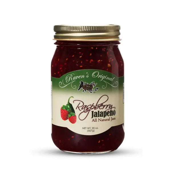 Raspberry Jalapeno Jam - Ravens Nest Gourmet