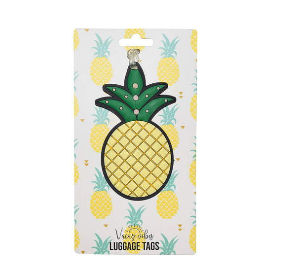 Assorted Silicone Luggage Tags - Blush & Cactus