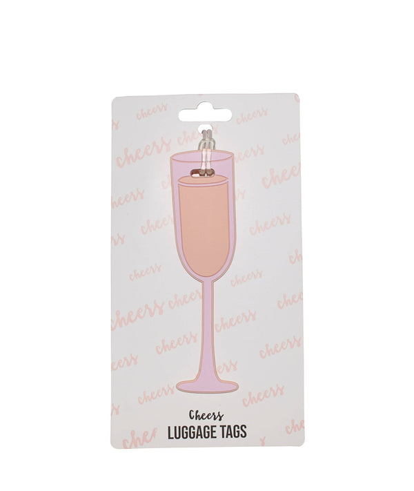 Assorted Silicone Luggage Tags - Blush & Cactus