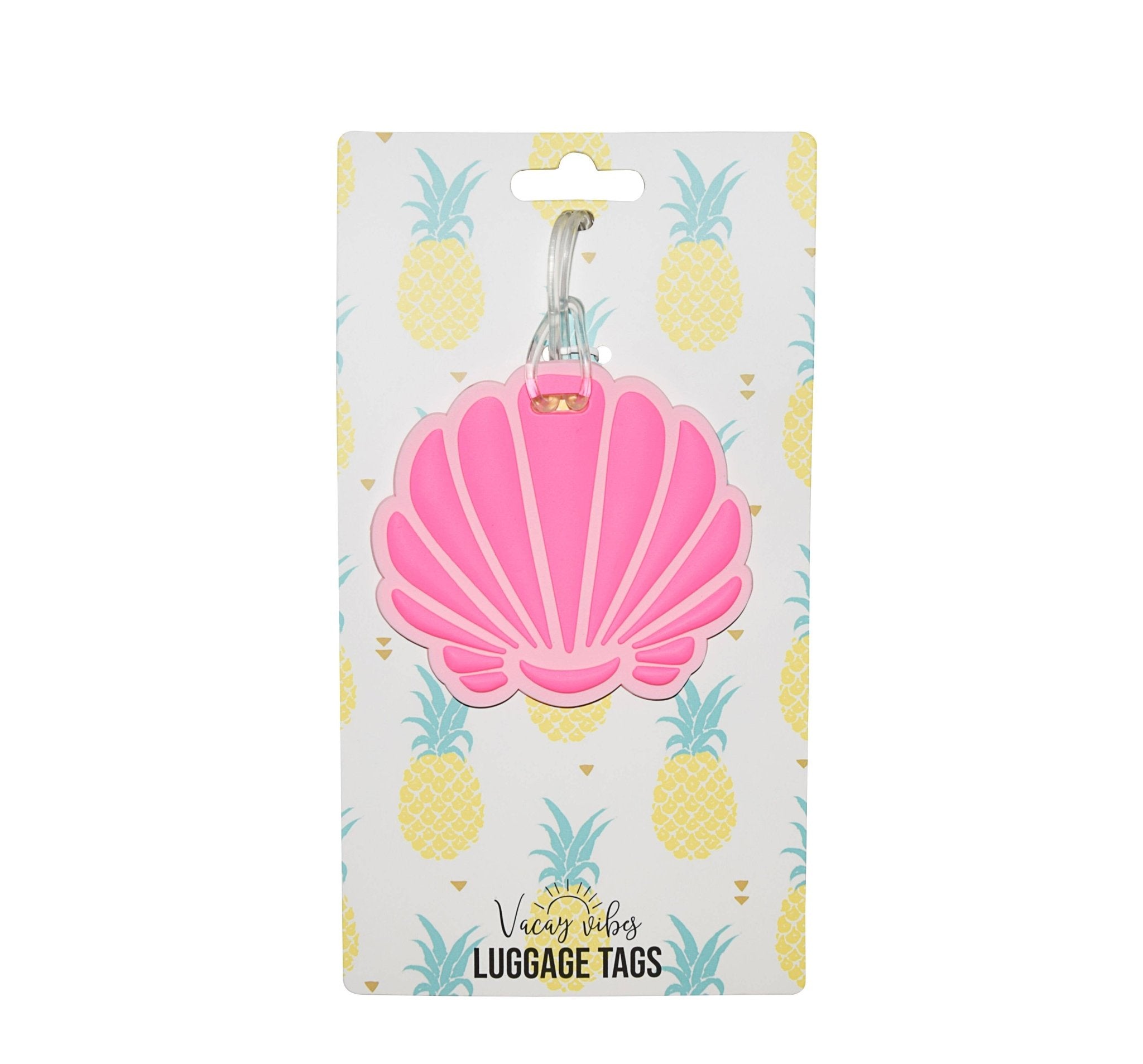 Assorted Silicone Luggage Tags - Blush & Cactus