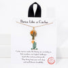 Sun Cactus Figure Pendant Chain Necklace