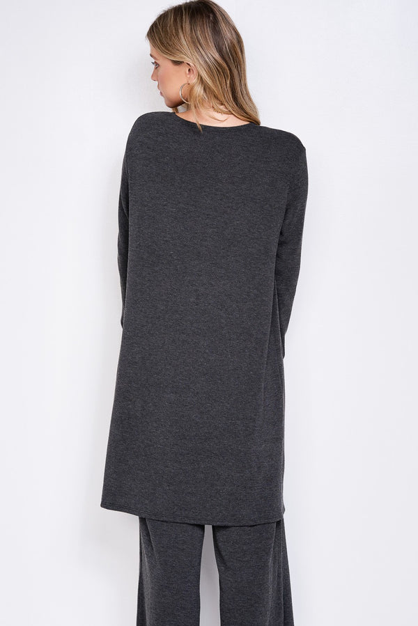 Solid Cardigan 3pcs set