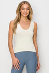 Yelete Short Version-Reversible V Neckline Seamless Tank