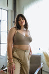 Low Back Seamless bralette - Curvy Size - 2 Colors