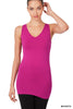 V-neck Seamless Tank Top -  10 Colors