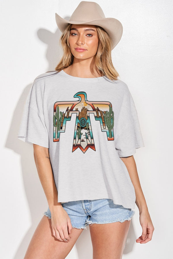 Aztec Thunderbird short sleeve top